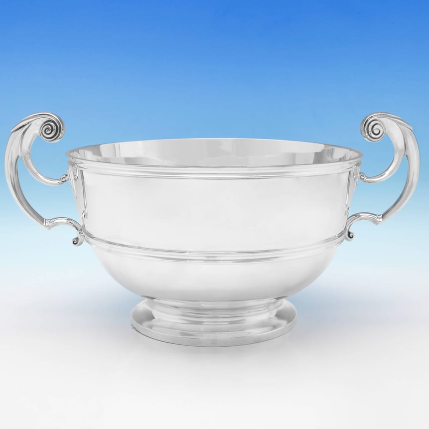 Antique Sterling Silver Bowl - Charles Stuart Harris Hallmarked In 1903 London - Edwardian - Image 1