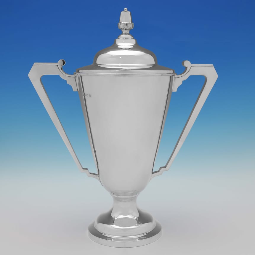 Sterling Silver Cup & Cover - William Neale & Son Ltd. Hallmarked In 1934 Birmingham - George V - Image 1