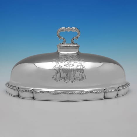 Antique Sterling Silver Meat Dish Cover - Paul Storr Hallmarked In 1807 London - Georgian - Image 5