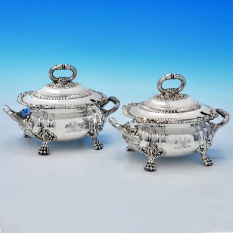 Antique Old Sheffield Plate Tureens - Unknown Made Circa 1820 Unknown - Georgian - Image 1