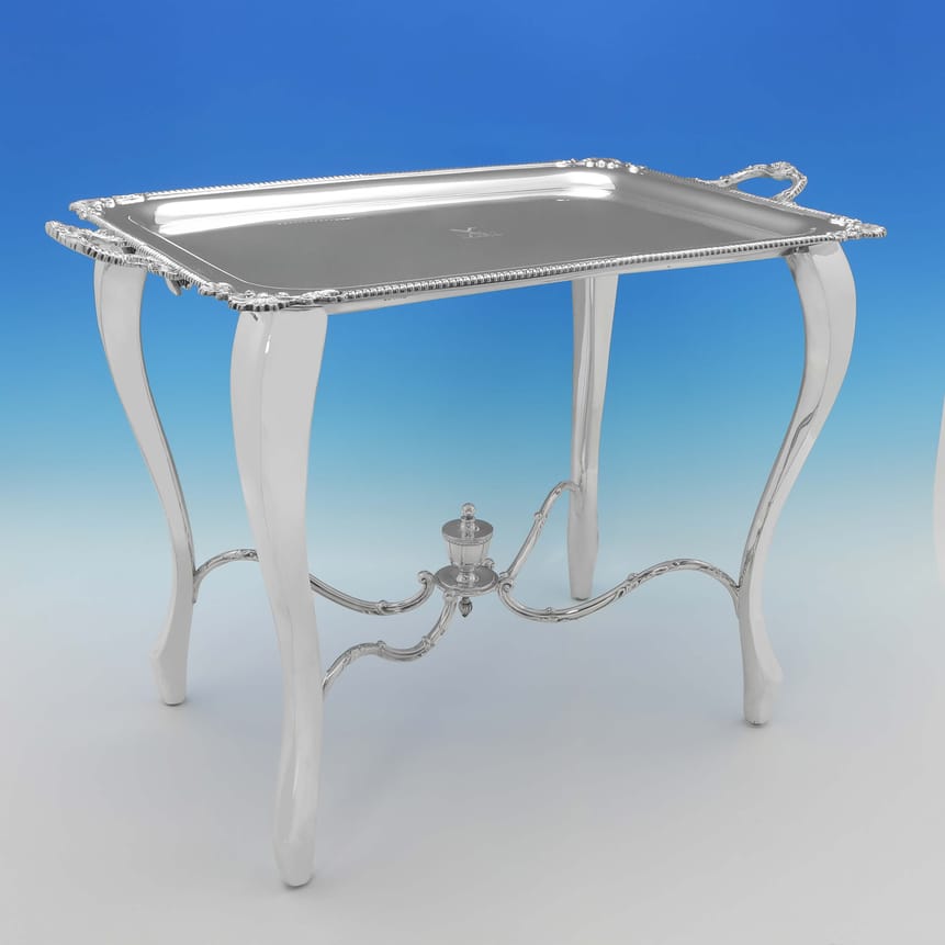 Sterling Silver Table - Frank Cobb & Co. Hallmarked In 1927 Sheffield - George V - Image 1