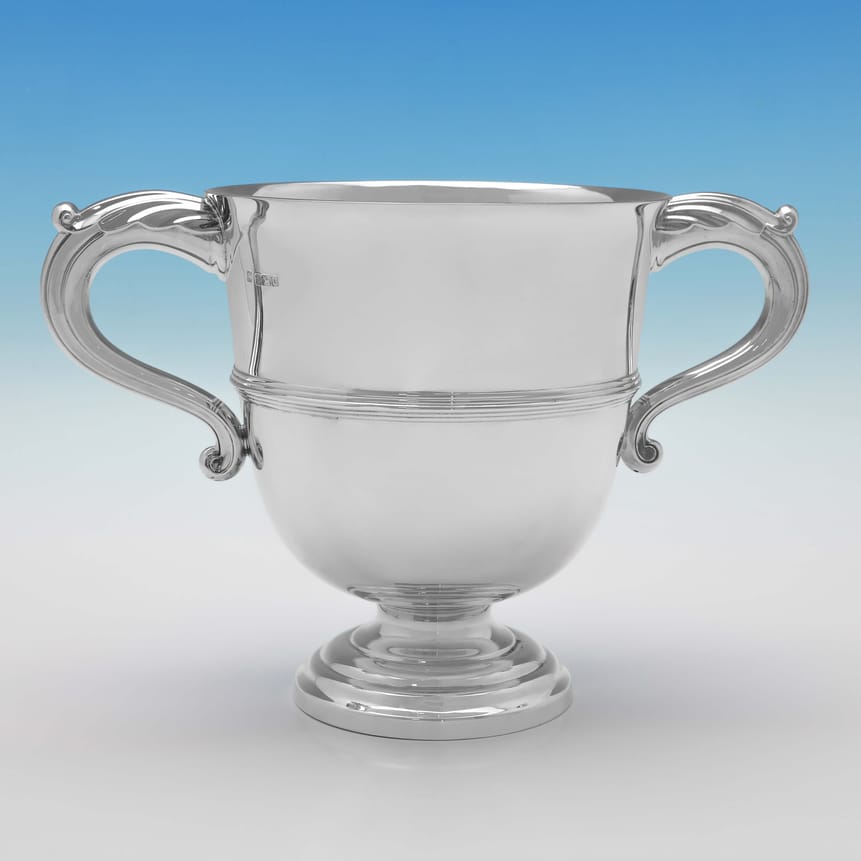 Antique Sterling Silver Trophy - Wakely & Wheeler Hallmarked In 1908 London - Edwardian - Image 1