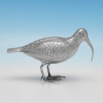 Sterling Silver Snipe Model - Francis Higgins & Son Ltd., hallmarked in 1935 London - George V - Thumbnail 1