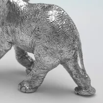 Sterling Silver Elephant Model - hallmarked in 1994 London - Elizabeth II - Thumbnail 4