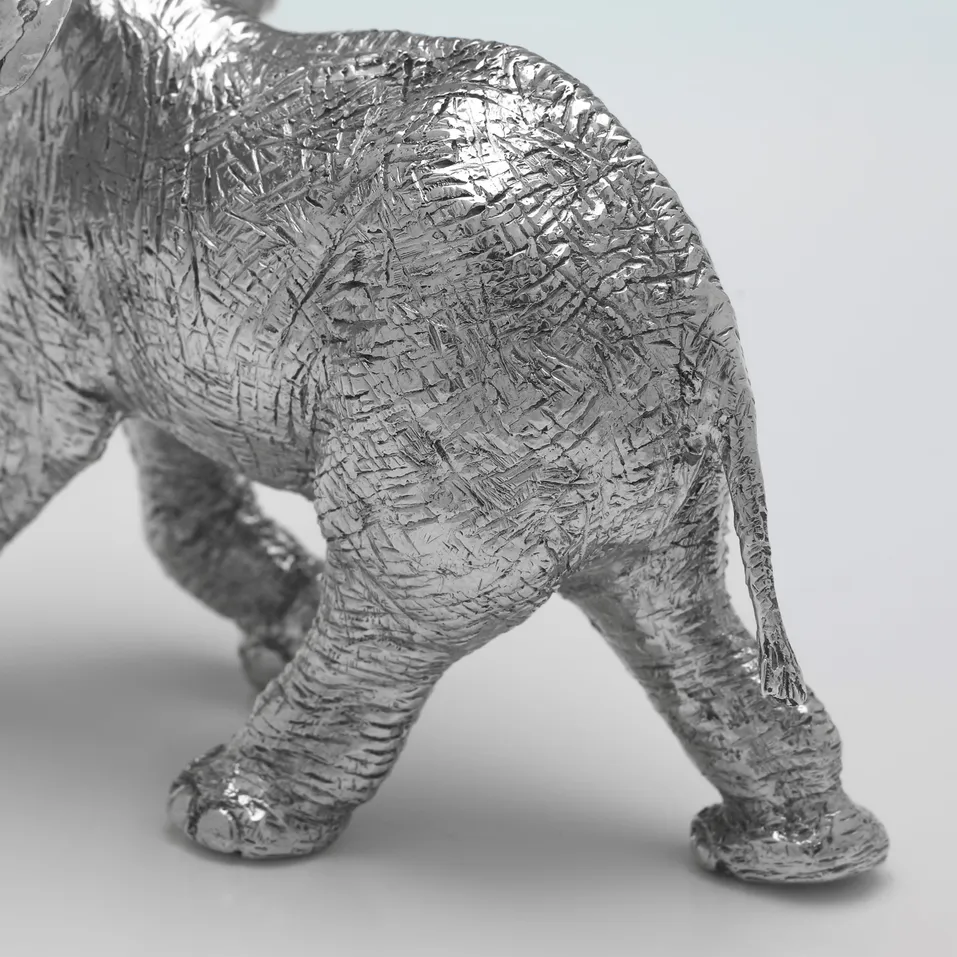Sterling Silver Elephant Model - hallmarked in 1994 London - Elizabeth II - Image 4