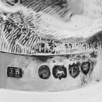 Antique Sterling Silver Cat Pepper Pot - Jane Brownett, hallmarked in 1880 London - Victorian - Thumbnail 5