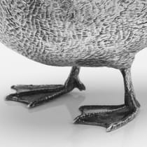 Sterling Silver Pair of Duck Models - hallmarked in 2011 London - Elizabeth II - Thumbnail 7