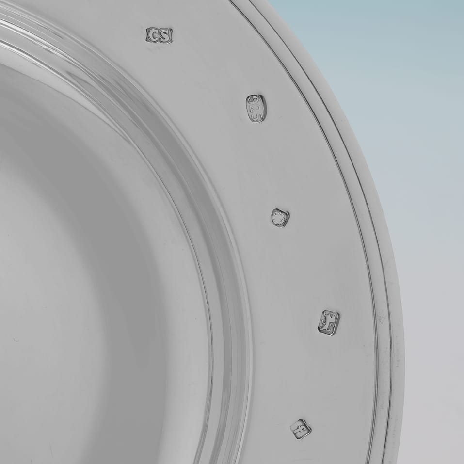 Sterling Silver Armada Dish - Camelot Silverware Ltd., hallmarked in 2005 Sheffield - Elizabeth II - Image 5