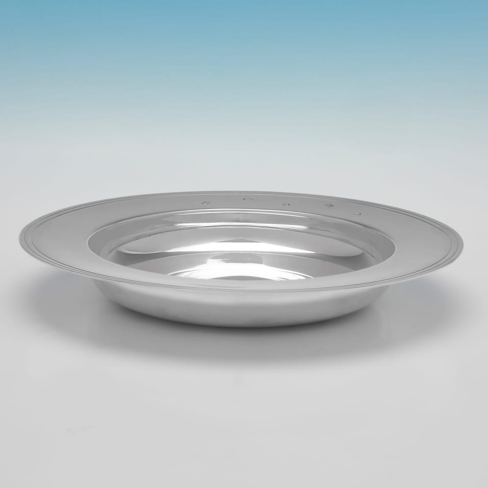 Sterling Silver Armada Dish - Camelot Silverware Ltd., hallmarked in 2005 Sheffield - Elizabeth II - Image 2