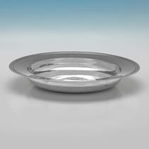Sterling Silver Armada Dish - Reid & Sons, hallmarked in 1936 London - George VI - Thumbnail 2
