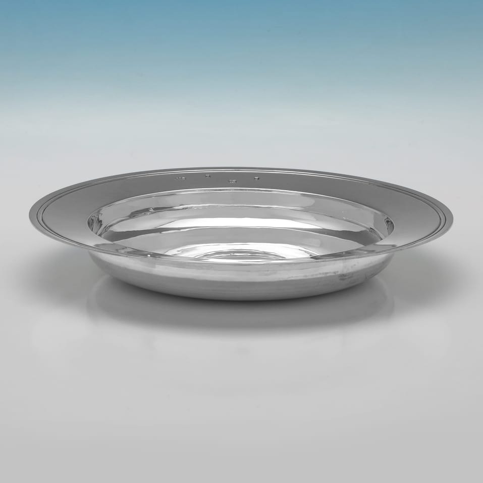 Sterling Silver Armada Dish - Reid & Sons, hallmarked in 1936 London - George VI - Image 2