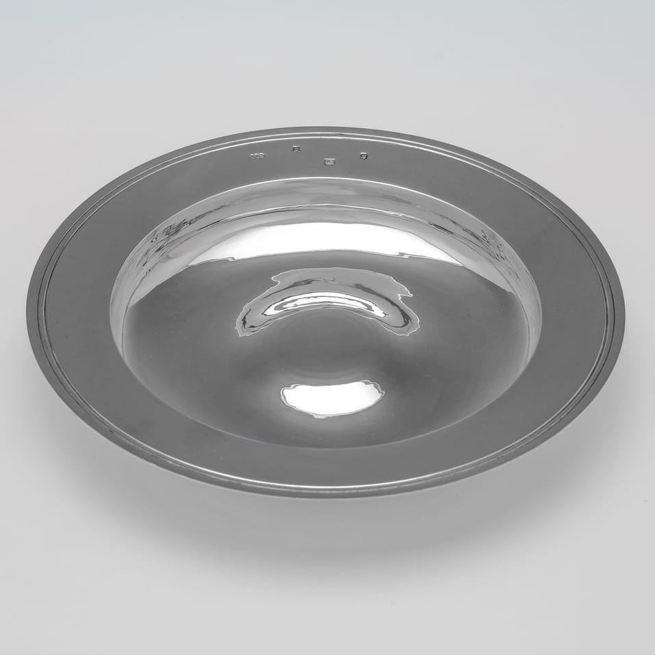 Sterling Silver Armada Dish - Reid & Sons, hallmarked in 1936 London - George VI - Image 4