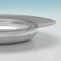 Sterling Silver Armada Dish - Reid & Sons, hallmarked in 1964 London - Elizabeth II - Thumbnail 3