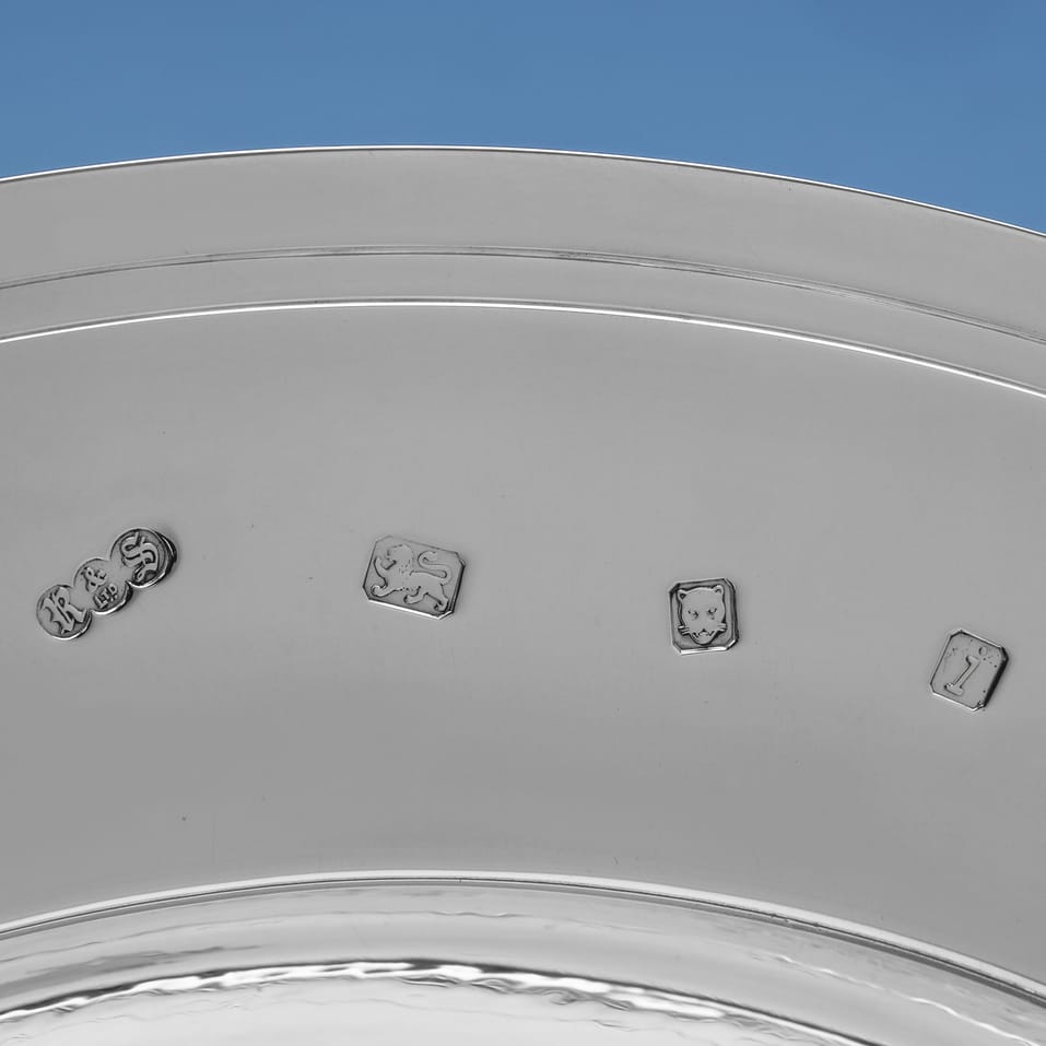 Sterling Silver Armada Dish - Reid & Sons, hallmarked in 1964 London - Elizabeth II - Image 5