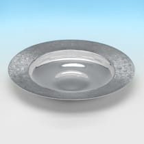 Sterling Silver Armada Dish - S. J. Rose, hallmarked in 1971 London - Elizabeth II - Thumbnail 2