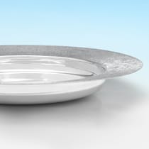 Sterling Silver Armada Dish - S. J. Rose, hallmarked in 1971 London - Elizabeth II - Thumbnail 3