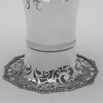 Antique Sterling Silver Flower Basket - Jackson & Fullerton, hallmarked in 1911 London - George V - Thumbnail 5