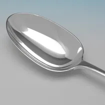 Antique Sterling Silver Old English Basting Spoon - Goldsmiths & Silversmiths Co., hallmarked in 1907 London - Edwardian - Thumbnail 3