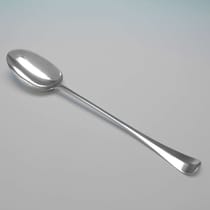 Antique Sterling Silver Basting Spoon - hallmarked in 1731 London - George II - Thumbnail 2