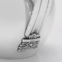 Antique Sterling Silver Water Jug and Pair of Beakers - Aldwinckle & Slater, hallmarked in 1889 London - Victorian - Thumbnail 4
