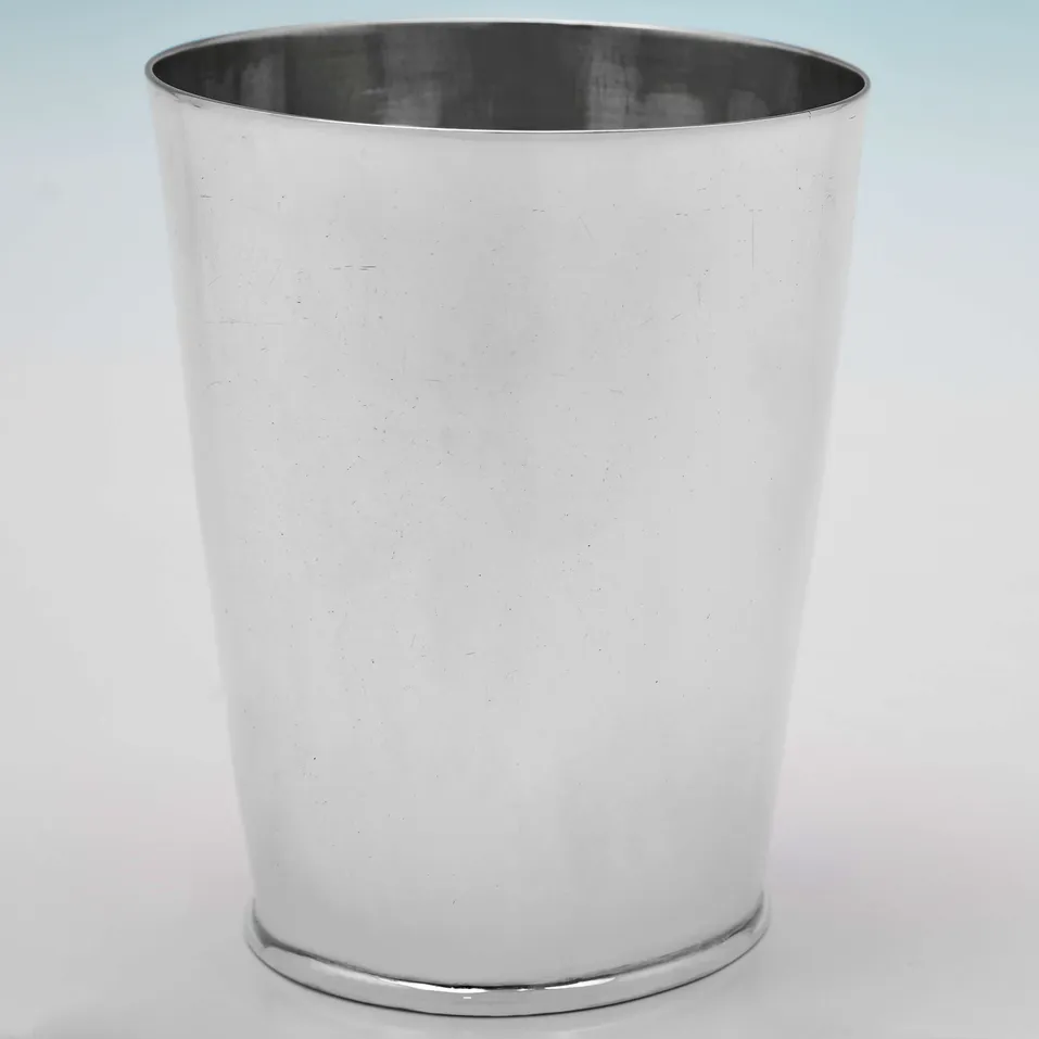 Antique Sterling Silver Beaker - Thomas Oliphant, hallmarked in 1802 London - George III - Image 4
