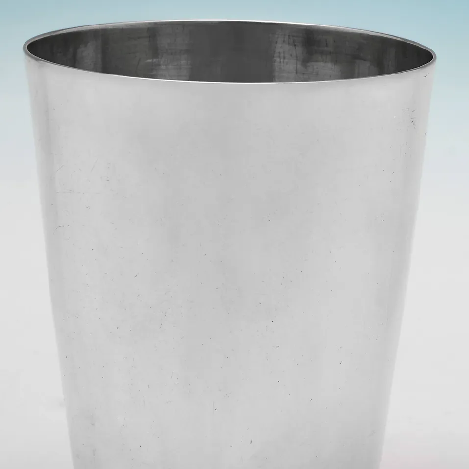 Antique Sterling Silver Beaker - Thomas Oliphant, hallmarked in 1802 London - George III - Image 5