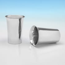 Antique Sterling Silver Pair of Beakers - J. E. Bingham, hallmarked in 1878 Sheffield - Victorian - Thumbnail 2