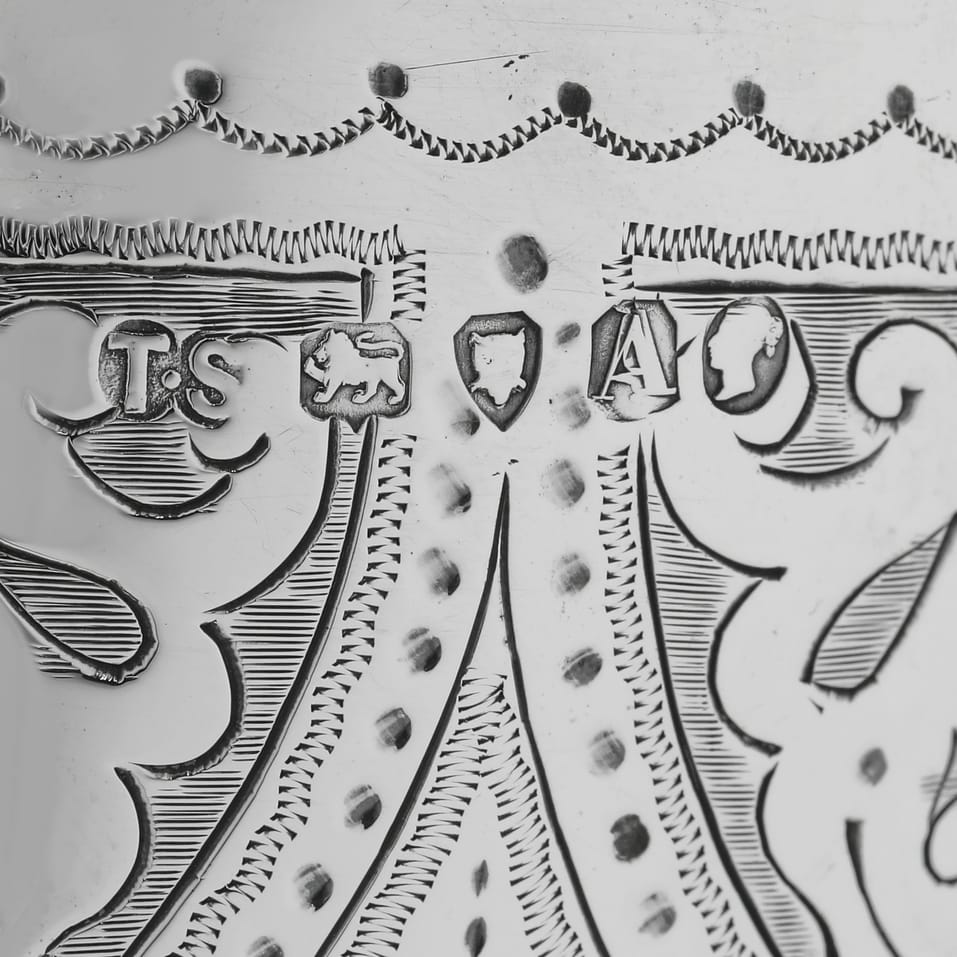 Antique Sterling Silver Beaker - Thomas Smily, hallmarked in 1876 London - Victorian - Image 5