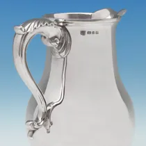 Sterling Silver 'Sparrow Beak' Beer Jug - Richard Comyns, hallmarked in 1928 London - George V - Thumbnail 2