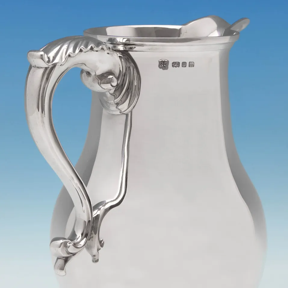 Sterling Silver 'Sparrow Beak' Beer Jug - Richard Comyns, hallmarked in 1928 London - George V - Image 2