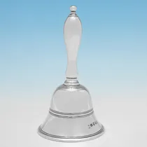 Antique Sterling Silver Bell - Peter & William Bateman, hallmarked in 1818 London - Regency - Thumbnail 1