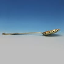 Antique Britannia Standard Silver Berry Spoon - hallmarked in 1710 London - Queen Anne - Thumbnail 5