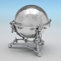 Antique Silver Plate Biscuit Box - John Sherwood & Sons, made circa 1870 - Victorian - Thumbnail 2