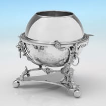 Antique Silver Plate Biscuit Box - John Sherwood & Sons, made circa 1870 - Victorian - Thumbnail 3