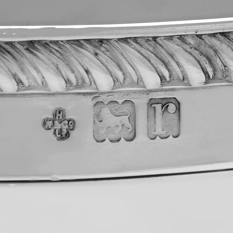 Antique Sterling Silver Biscuit Box - Horace Woodward & Co., hallmarked in 1912 London - George V - Image 8