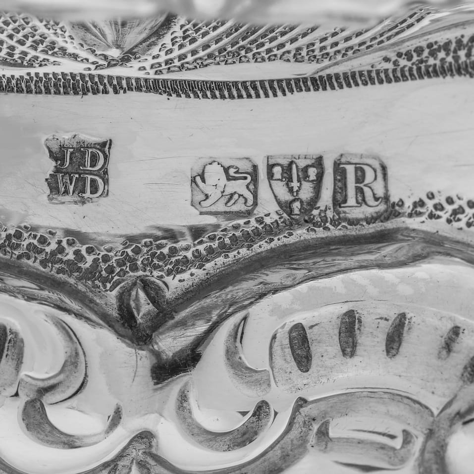 Antique Sterling Silver Bowl - John & William Deakin, hallmarked in 1900 Chester - Victorian - Image 5