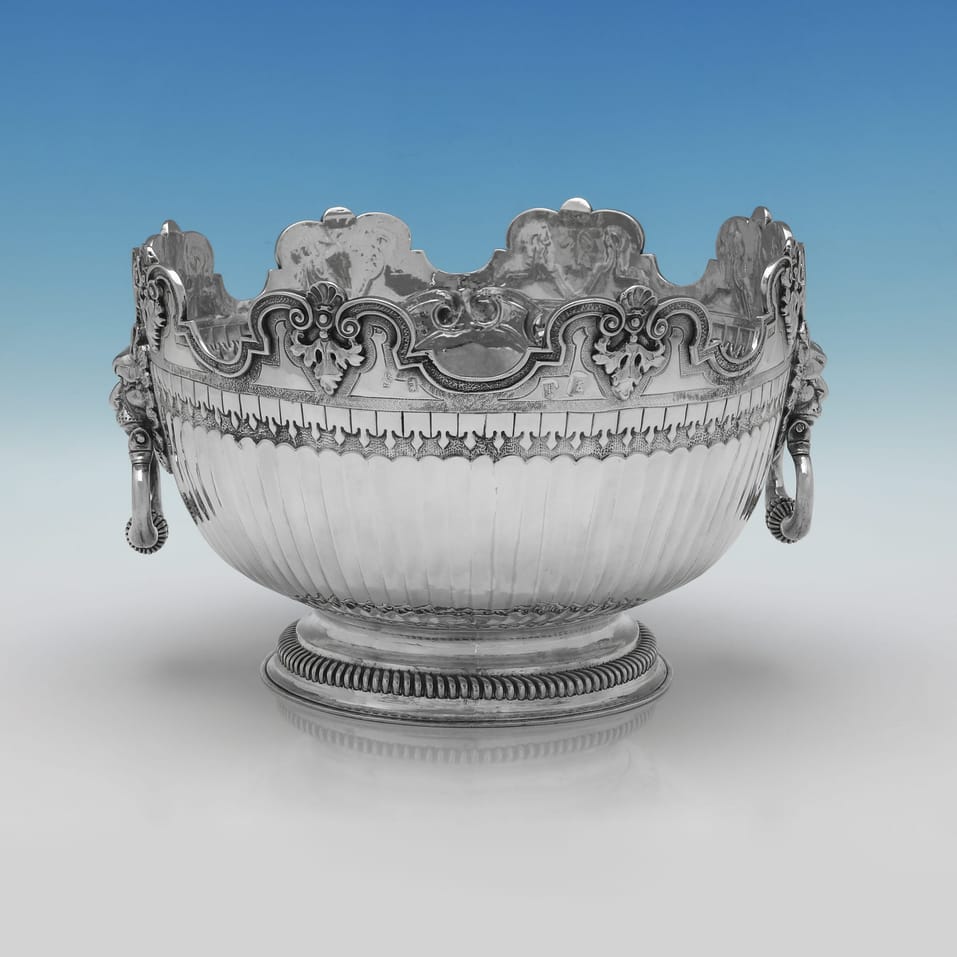 Antique Sterling Silver Bowls - Francis Garthorne, hallmarked in 1700 London - William III - Image 2