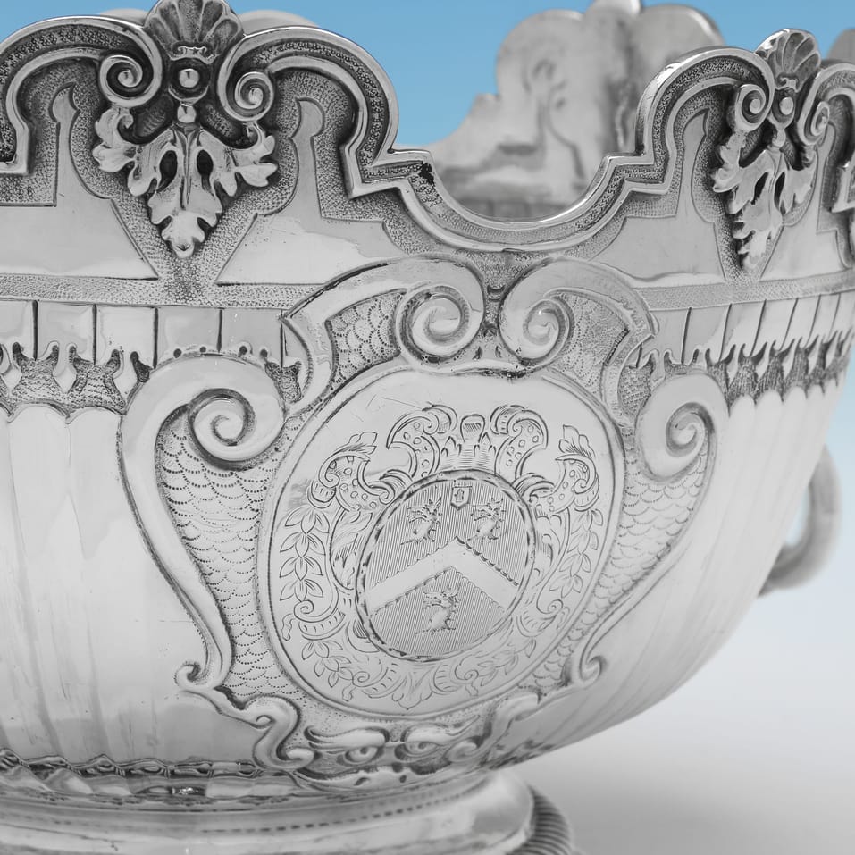 Antique Sterling Silver Bowls - Francis Garthorne, hallmarked in 1700 London - William III - Image 5