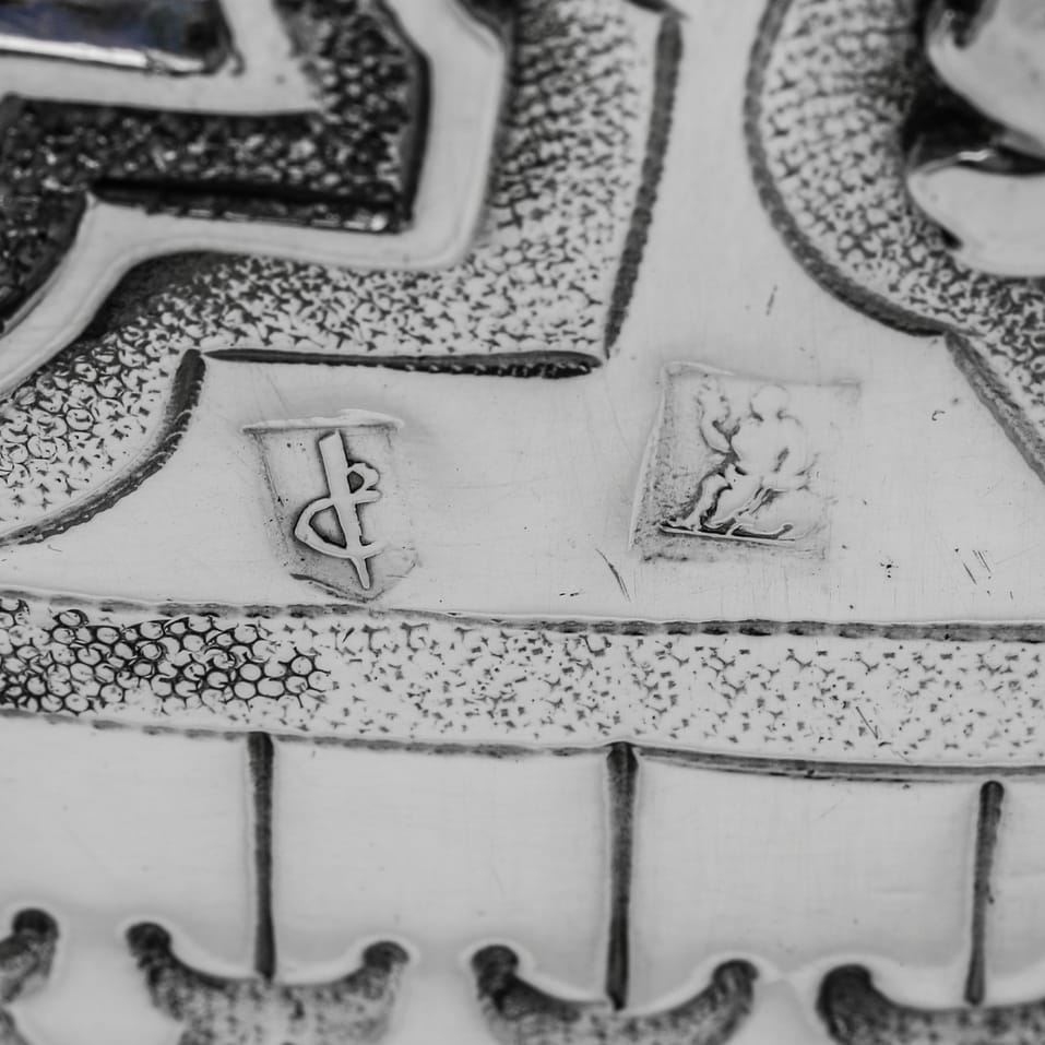 Antique Sterling Silver Bowls - Francis Garthorne, hallmarked in 1700 London - William III - Image 6