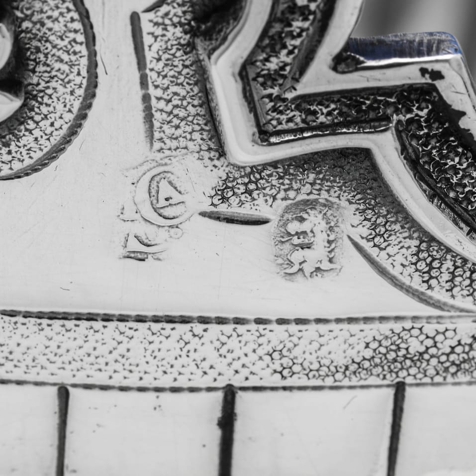 Antique Sterling Silver Bowls - Francis Garthorne, hallmarked in 1700 London - William III - Image 7