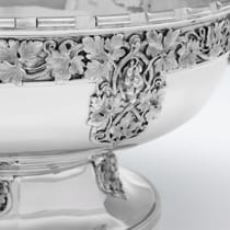 Sterling Silver Bowl - Mappin & Webb, hallmarked in 1940 Sheffield - George VI - Thumbnail 3