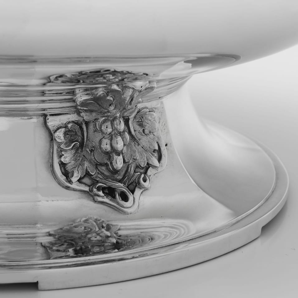 Sterling Silver Bowl - Mappin & Webb, hallmarked in 1940 Sheffield - George VI - Image 4