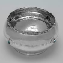 Antique Sterling Silver Bowl - A. E. Jones, hallmarked in 1907 Birmingham - Edwardian - Thumbnail 3