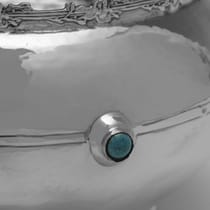 Antique Sterling Silver Bowl - A. E. Jones, hallmarked in 1907 Birmingham - Edwardian - Thumbnail 5