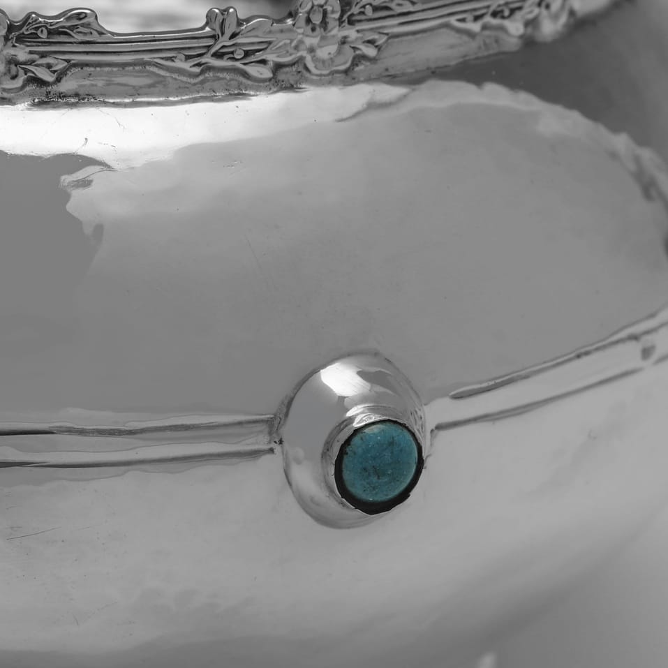 Antique Sterling Silver Bowl - A. E. Jones, hallmarked in 1907 Birmingham - Edwardian - Image 5