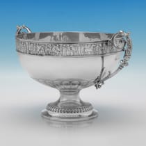 Antique Sterling Silver Bowl - Elkington, hallmarked in 1903 Birmingham - Edwardian - Thumbnail 2