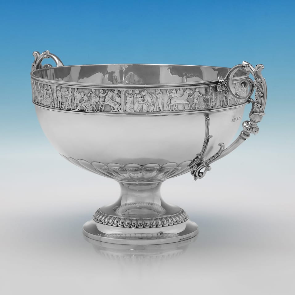Antique Sterling Silver Bowl - Elkington, hallmarked in 1903 Birmingham - Edwardian - Image 2
