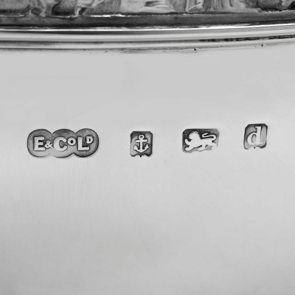 Antique Sterling Silver Bowl - Elkington, hallmarked in 1903 Birmingham - Edwardian - Image 6