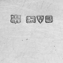 Antique Sterling Silver Bread Dish - Barker Brothers Ltd., hallmarked in 1916 Chester - George V - Thumbnail 5