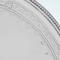 Antique Sterling Silver & Glass Butter Dish - Henry Wilkinson & Co., hallmarked in 1874 Sheffield - Victorian - Thumbnail 6